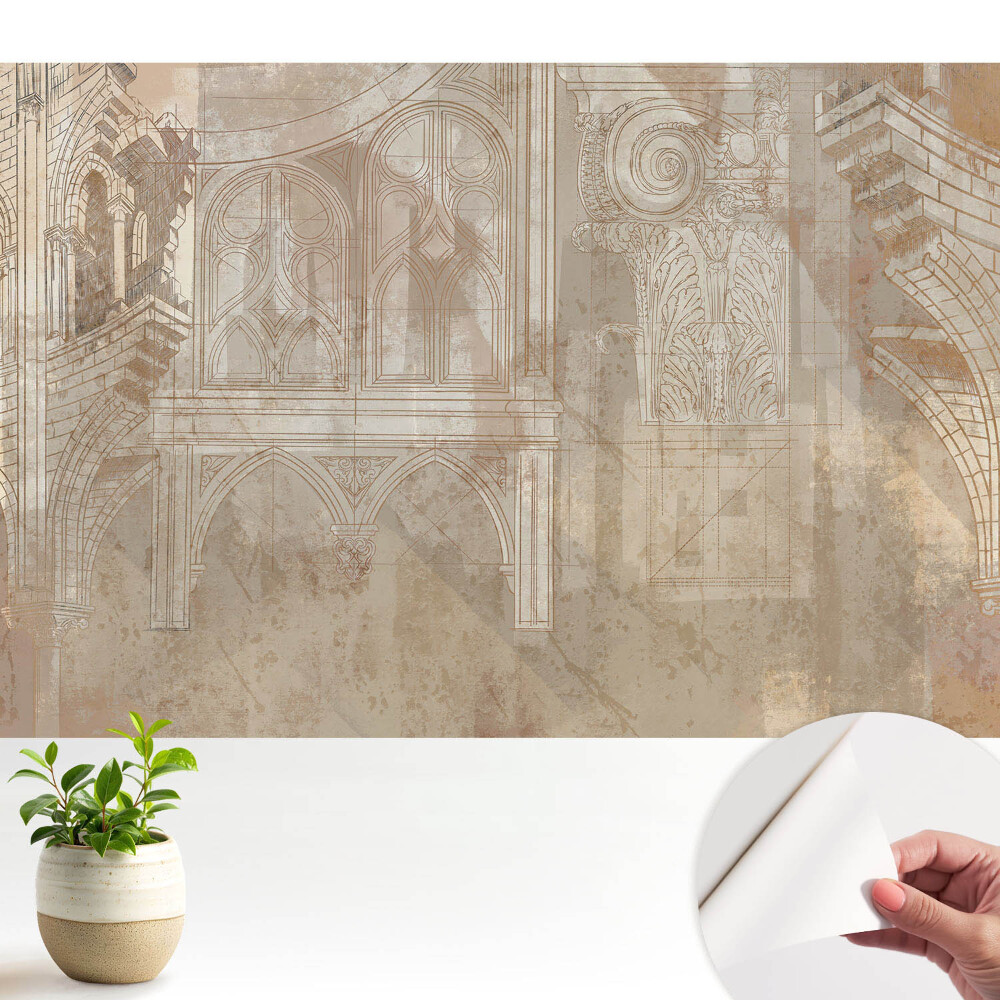 Tapéta Építészeti részletek klasszikus kompozícióban