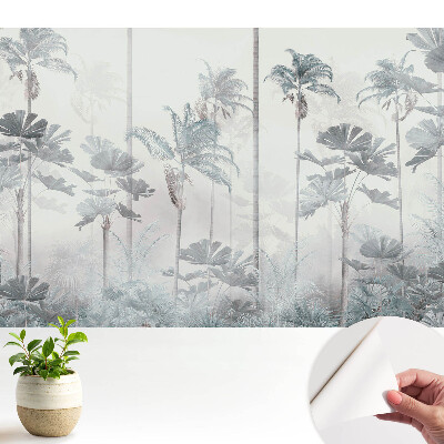 Öntapadó tapéta Egzotikus pálmafák lágy ködben