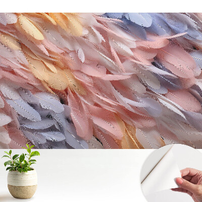 Öntapadós tapéta Pasztell tollak könnyedsége