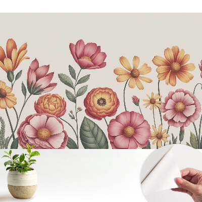 Tapéta Virágos elegancia klasszikus stílusú harmónia