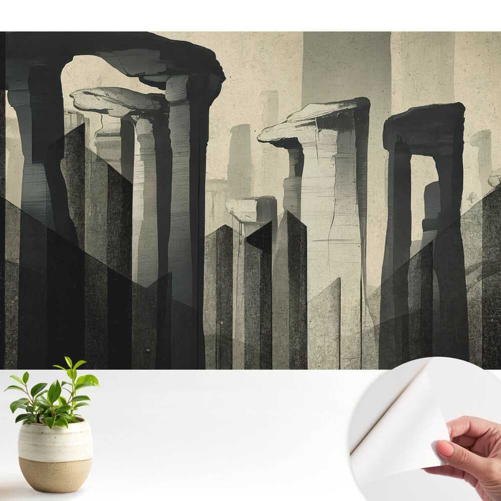 Tapéta Monumentális oszlopok szimmetrikus kompozíciókkal