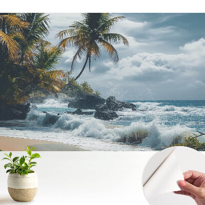 Öntapadós tapéta falra Trópusi táj harmóniában a természettel