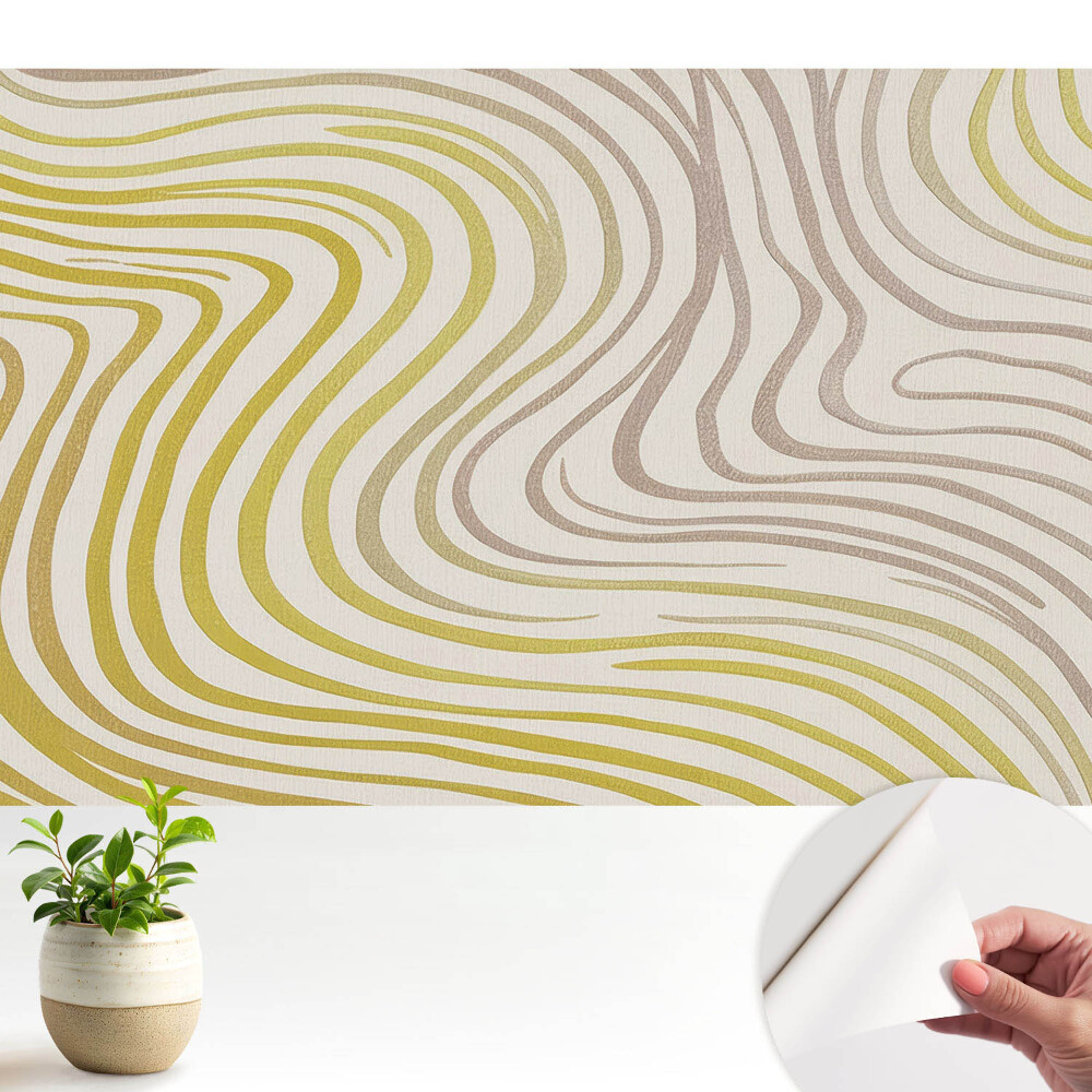 Öntapadós tapéta Érzéki minta hullámos vonalakkal