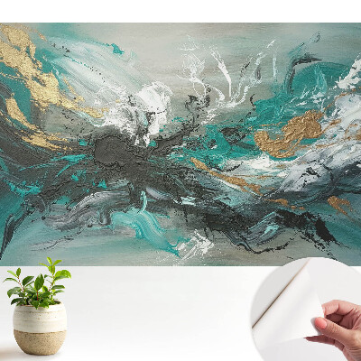 Tapéta Egy absztrakt, energiával teli színkompozíció