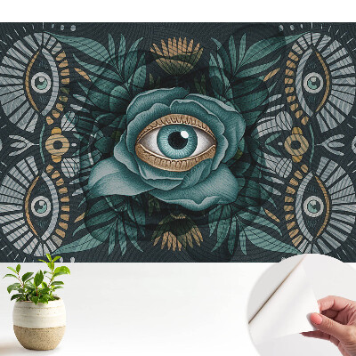 Öntapadós tapéta falra Bohém stílusú szem