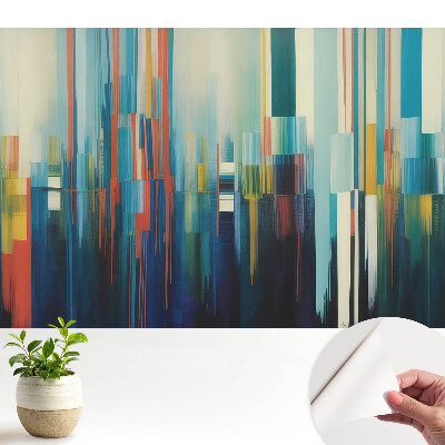 Tapéta Színes, függőleges absztrakciós csíkok