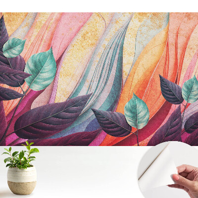 Modern tapéta Színes levelek absztrakt háttér