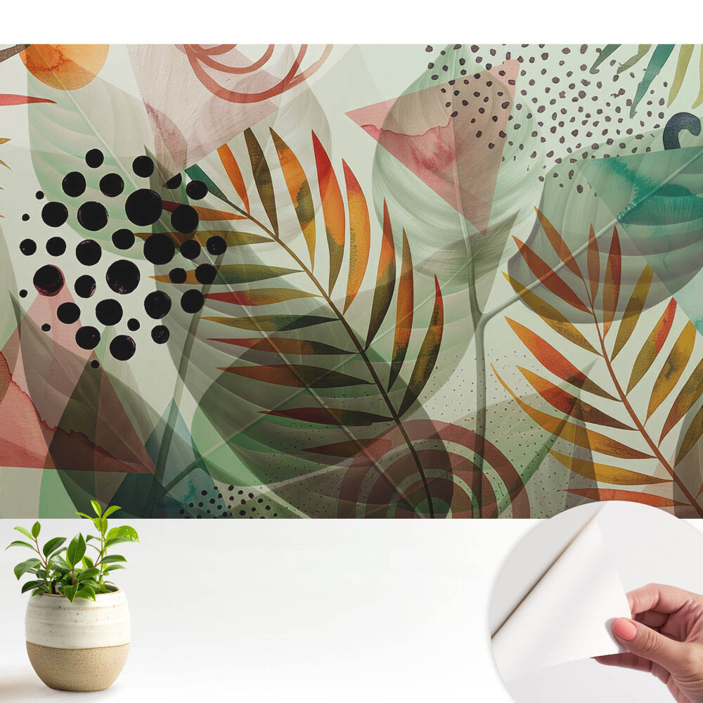 Modern tapéta Absztrakt geometrikus mintákat hagy maga után.