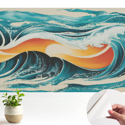 Öntapadós tapéta Absztrakt energiaóceán