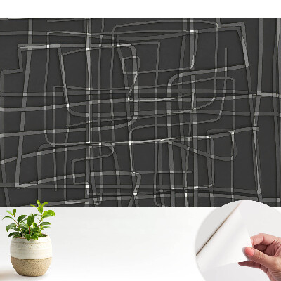 Tapéta Geometria és ritmus sötét háttér előtt