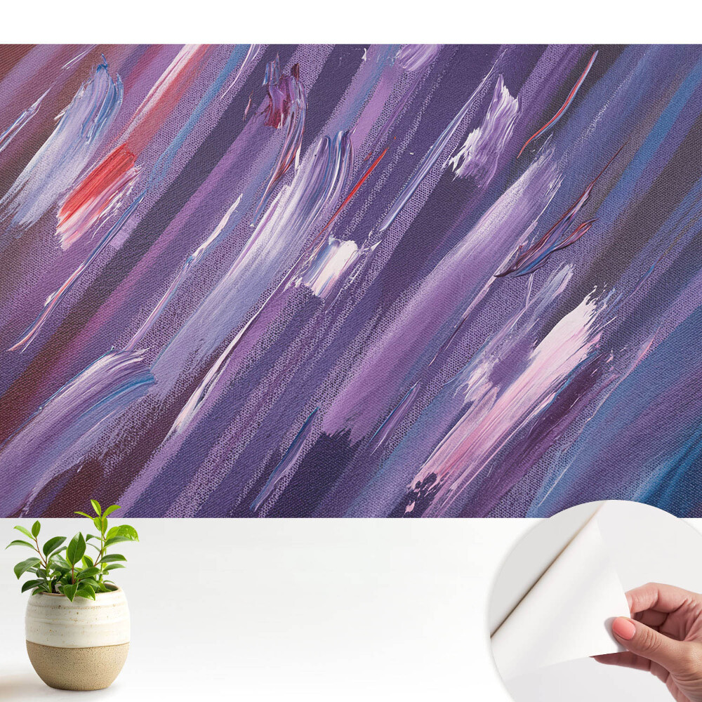 Dekor tapéta Lila és kék absztrakt csíkok