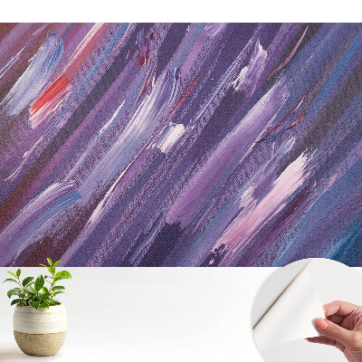 Dekor tapéta Lila és kék absztrakt csíkok