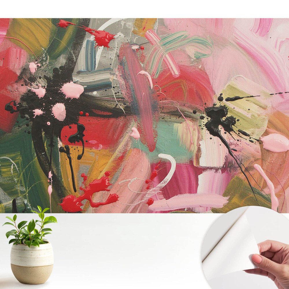 Dekor tapéta Dinamikus absztrakció, tele kifejezéssel