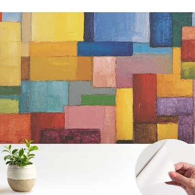 Öntapadó tapéta Energiával teli színes geometria