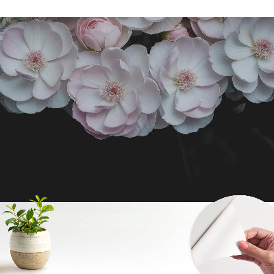 Tapéta Romantikus virágok finom színekben