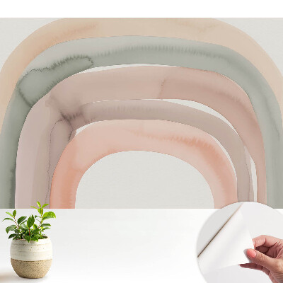 Dekor tapéta Pasztell ívek relaxációs finomság