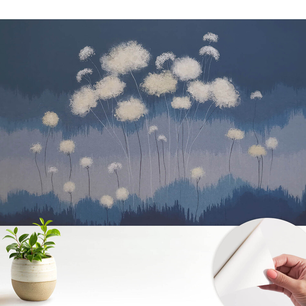 Dekor tapéta Pitypangok Kék Harmónia