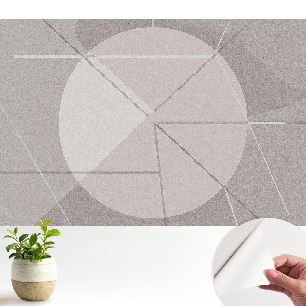 Dekor tapéta Geometrikus absztrakció visszafogott színekben