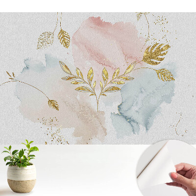 Modern tapéta Pasztell levelek finom eleganciája