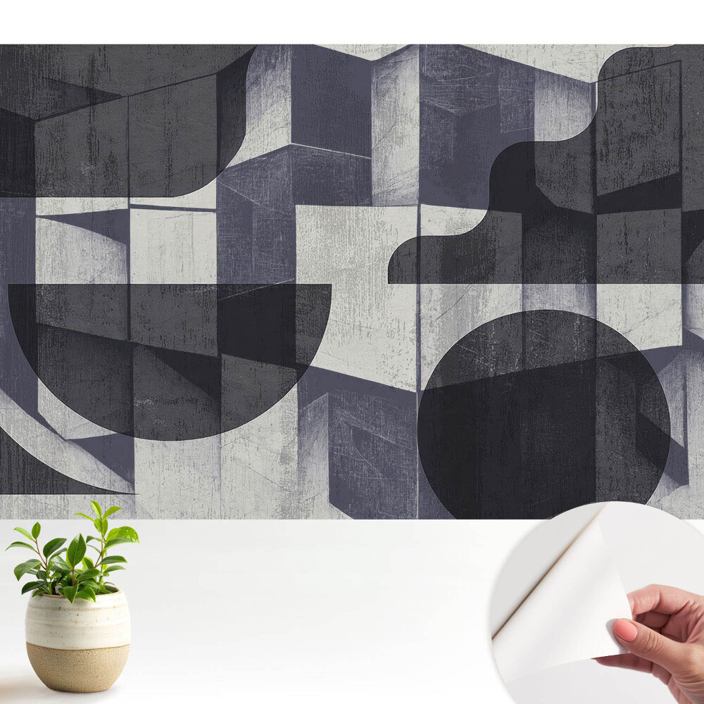 Öntapadós tapéta Geometrikus absztrakció harmonikus modernitás