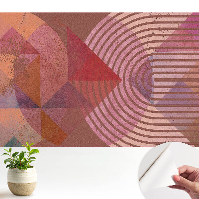 Öntapadós tapéta falra A szín geometriai energiája
