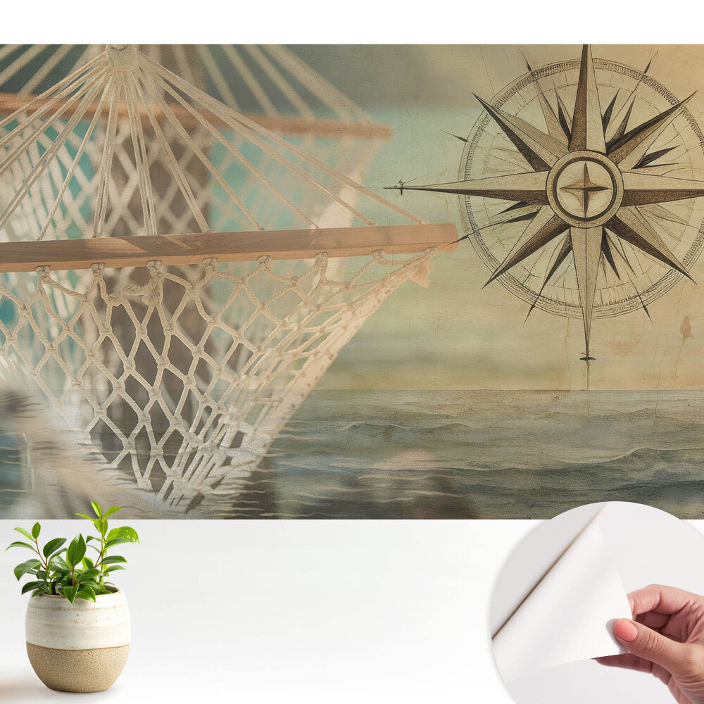 Öntapadó tapéta Nosztalgikus tengerészeti téma