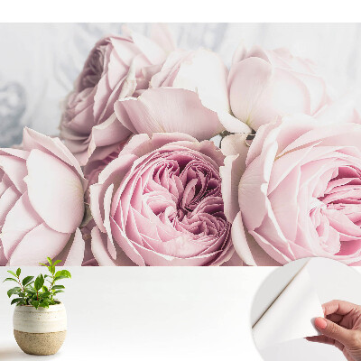 Öntapadós tapéta falra Finom rózsák romantikus csokorban