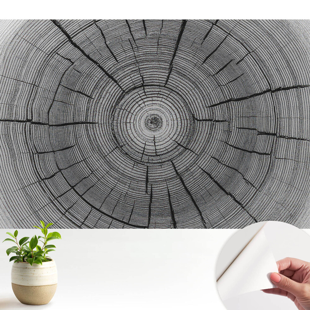 Tapéta Szimmetrikus fa körök kompozíciója