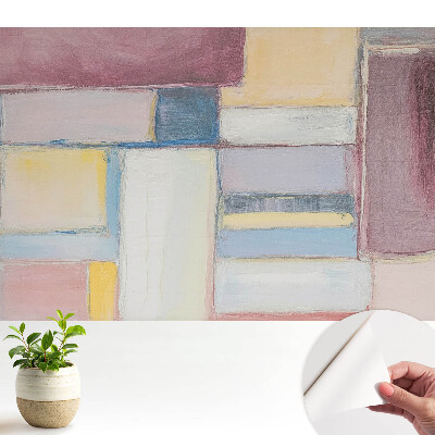 Modern tapéta Színes téglalapok, a modernitás harmóniája