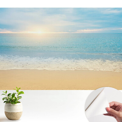 Modern tapéta Napos reggel strand tenger harmónia