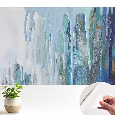 Öntapadós tapéta falra Finomabb, telítettebb absztrakt színek