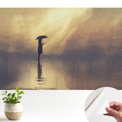 Tapéta Alak az esőben, a harmónia ragyogása