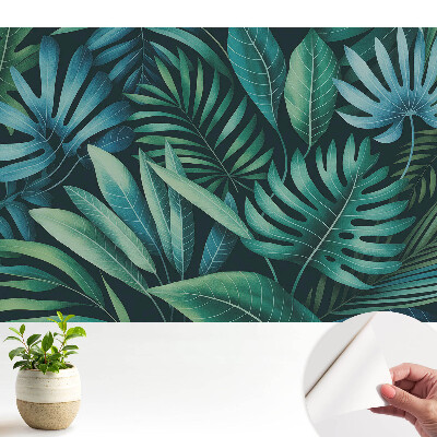 Modern tapéta Trópusi levelek harmonikus mintázatai