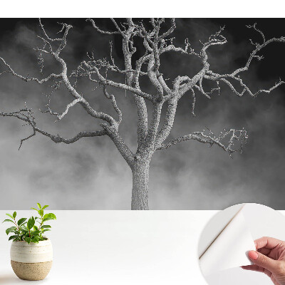 Tapéta Egy magányos fa a ködben