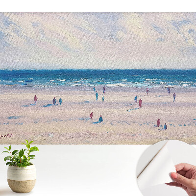 Tapéta Pasztell nosztalgia hatalmas strandja