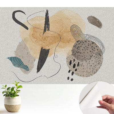 Öntapadós tapéta falra Színes absztrakt modern formák