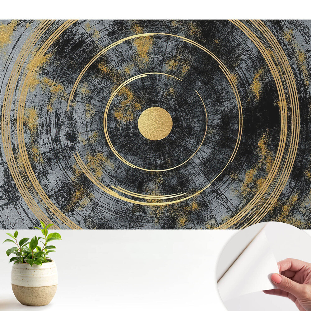 Dekor tapéta Kontrasztokkal teli szerkezeti körök