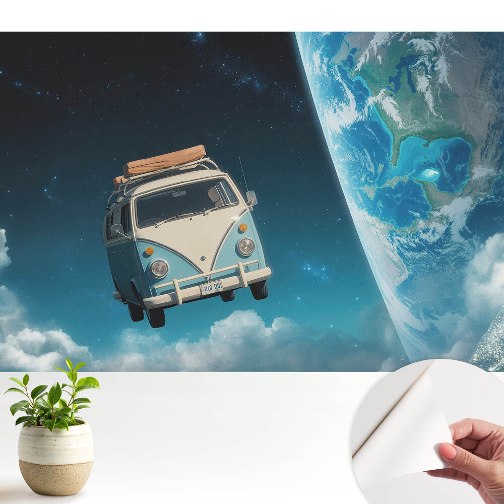 Tapéta Űrutazás lakókocsival