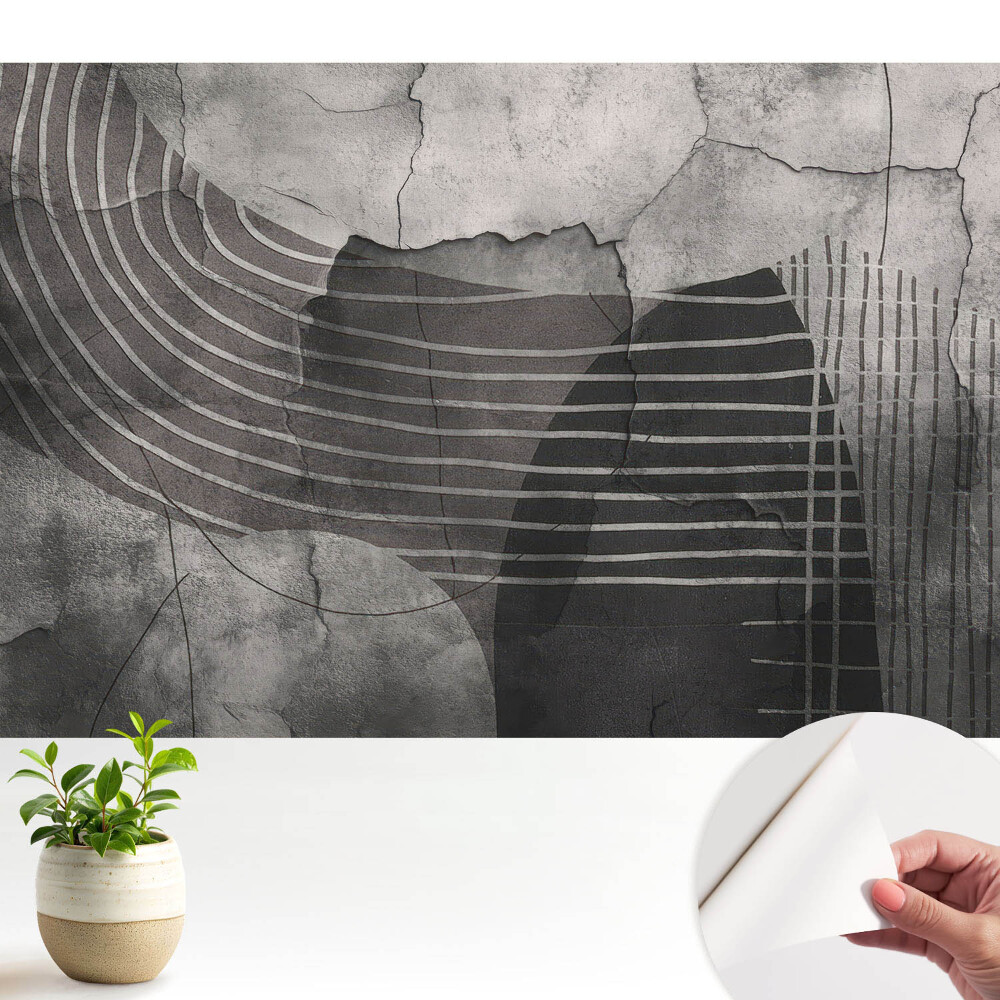 Öntapadó tapéta modern absztrakt geometrikus mintával