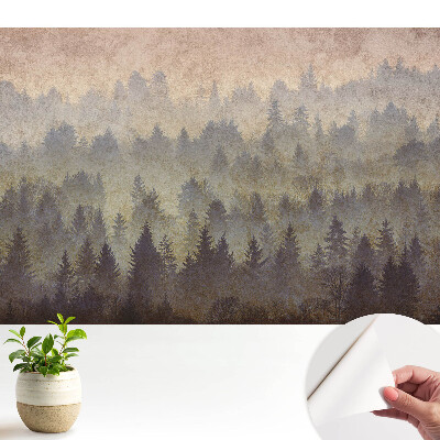 Dekor tapéta Ködbe burkolózó légköri erdők
