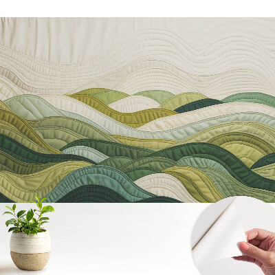 Öntapadós tapéta Harmonikus szövetdombok