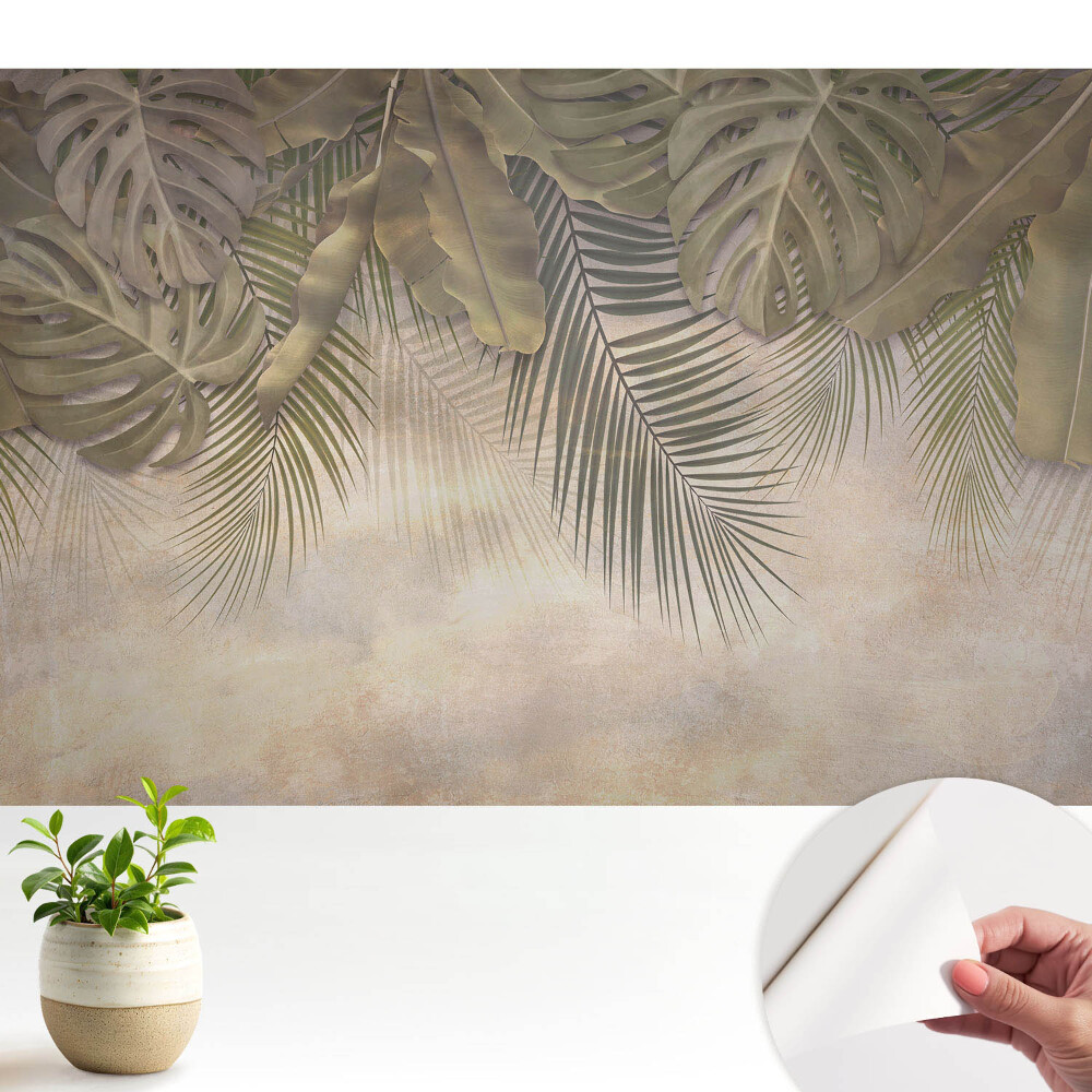 Dekor tapéta Egzotikus elegancia természetes árnyalatokban