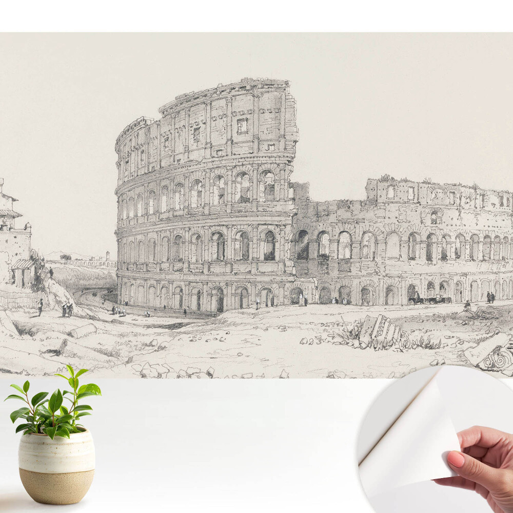 Öntapadós tapéta Klasszikus építészet finom megközelítésben