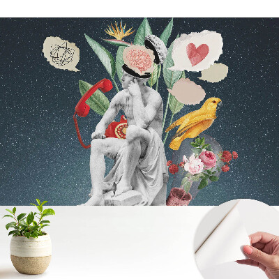 Modern tapéta Kreatív szürreális kollázs