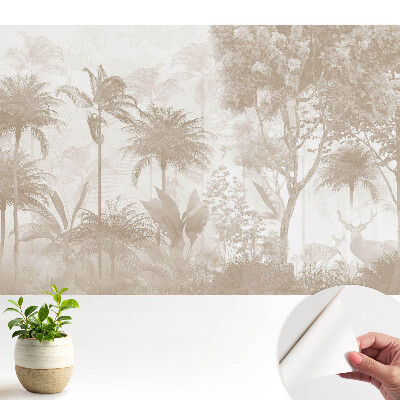 Tapéta Finom trópusi erdő szarvasokkal