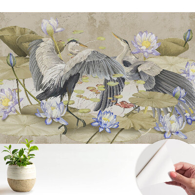 Öntapadó tapéta Daruk a tavirózsák körül klasszikus stílusban