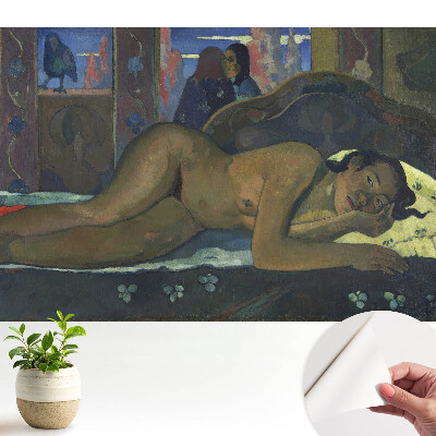 Dekor tapéta Egy egzotikus nő békés belső térben