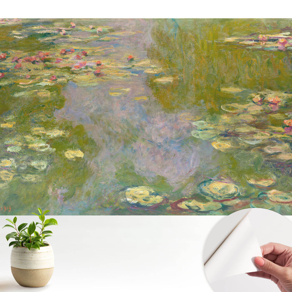 Tapéta Romantikus víz liliomokkal