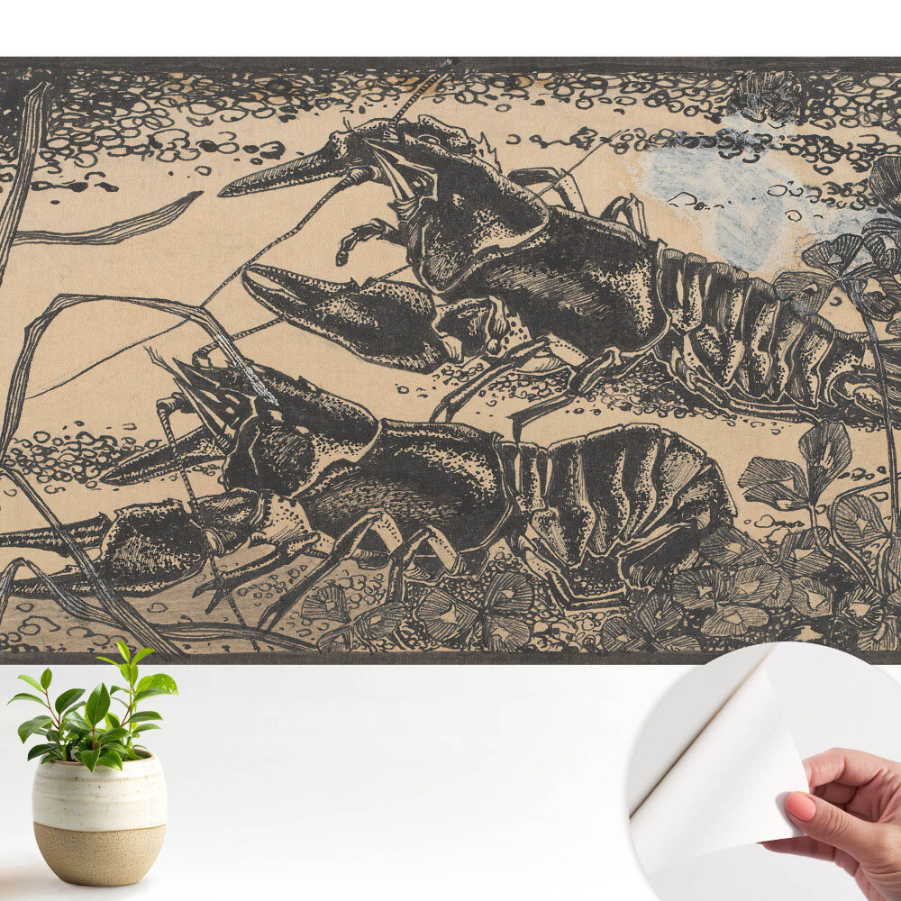 Öntapadós tapéta Rákok és vízinövények klasszikus stílusban