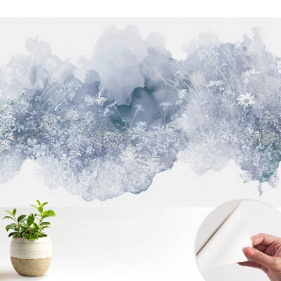 Öntapadós tapéta falra Pasztell színű virágok